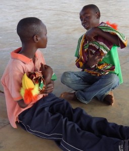 Two Boys Role Play on The Merits of Exclusive Breastfeeding