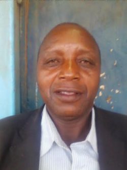 Peter Kitela headmaster of the school in Kenya