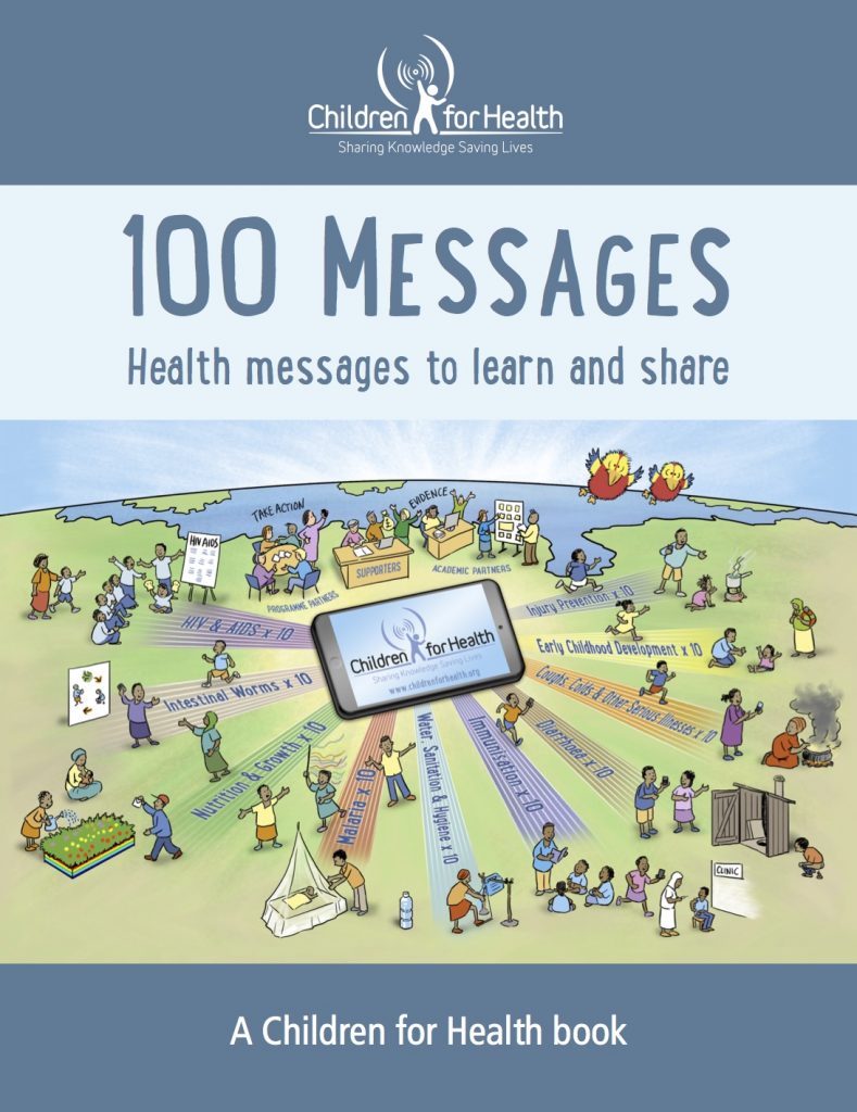 The 100 Messages booklet cover in English.