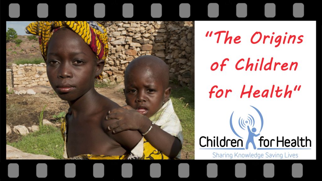 The Origins of Children for Health, a young girl with a baby on her back