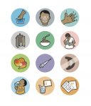 Icons for 12 messages India