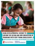 dev sci inform sexual health youth cover