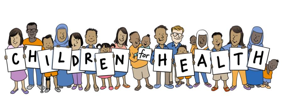 main children for health banner